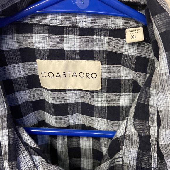 Men’s plaid button up shirt. - Picture 2 of 3